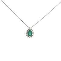 Collana Cianfrone Gioielli Donna in Oro Smeraldo 0.77 Ct COOR-33-198 - COOR-33-198